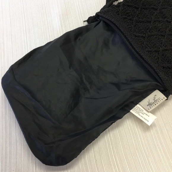 Kathie Lee Light Weight Black Shoulder Bag - Picture 6 of 10